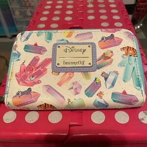 Loungefly Disney crystal sidekicks wallet